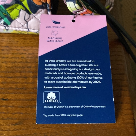 🎉HP👉 NWT Vera Bradley RFID All in One Crossbody: Bloom Boom - Picture 6 of 14
